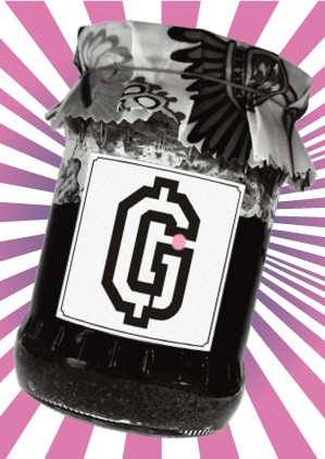 jam jar with GangJam logo ‘G’